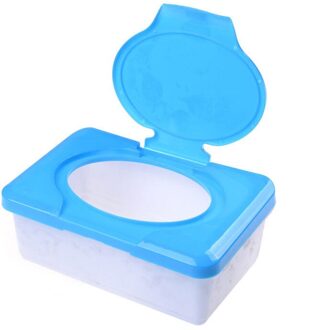 1 Pcs Roze Blauw Kleuren Plastic Droog Nat Tissue Box Case Babydoekjes Druk Pop-Up Thuis Tissue houder Accessoires