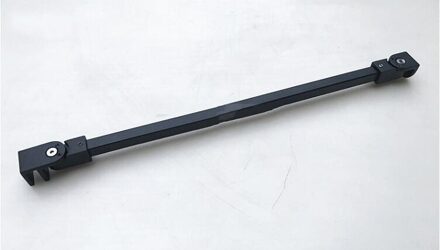 1 Pcs Rvs Douche Glazen Deur Vaste Staaf/Clip, Badkamer Glas Ondersteuning Bar, lengte 40/50 Cm (SJ-3073) zwart 40cm