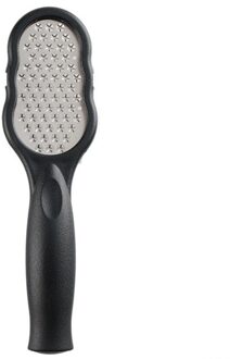 1 Pcs Rvs Eelt Remover Voet Bestand Schraper Pedicure Gereedschap Dode Dode Huid Remover Voor Voeten Voetverzorging zwart