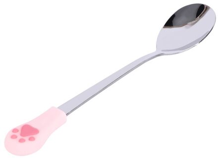 1 Pcs Rvs Lepel Leuke Kat Klauw Koffielepels Fruit Dessert Lepel Snoep Thee Lepel Servies Keuken Benodigdheden