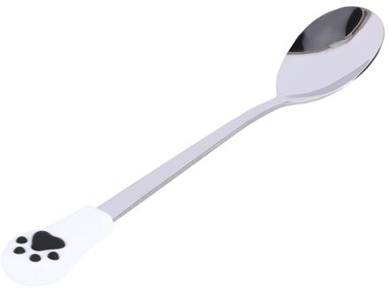 1 Pcs Rvs Lepel Leuke Kat Klauw Koffielepels Fruit Dessert Lepel Snoep Thee Lepel Servies Keuken Benodigdheden