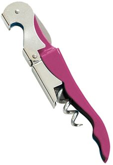 1 Pcs Rvs Multifunctionele Kurkentrekker Wijn Cap Opener Bier Cap Flesopener Keuken Bar Accessoires Gereedschap Gadget Roze