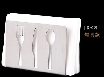 1/Pcs Rvs Papieren Handdoek Houder Metalen Verticale Restaurant Koffie Winkel Verticale Vierkante Papier Houder Fabrikant Direc diep blauw