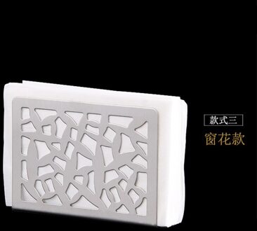 1/Pcs Rvs Papieren Handdoek Houder Metalen Verticale Restaurant Koffie Winkel Verticale Vierkante Papier Houder Fabrikant Direc Donker Kaki