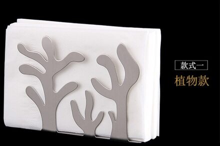 1/Pcs Rvs Papieren Handdoek Houder Metalen Verticale Restaurant Koffie Winkel Verticale Vierkante Papier Houder Fabrikant Direc licht grijs