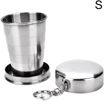 1 Pcs Rvs Pot Draagbare Opvouwbare Water Mok Deksel Handvat Outdoor Camping Koken Picknick Ultralight Titanium Cup 01