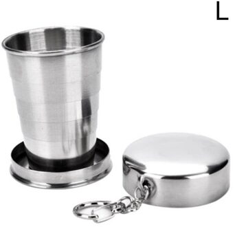1 Pcs Rvs Pot Draagbare Opvouwbare Water Mok Deksel Handvat Outdoor Camping Koken Picknick Ultralight Titanium Cup 03