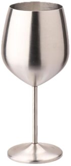 1 Pcs Single Layer Plating Beker Wijn Beker 500Ml Kleurrijke Drum-Vormige -Resistente Champagne Cocktail Glas rvs Sanding