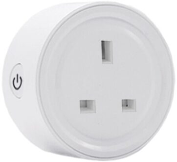 1 Pcs Smart Wifi Plug Adapter 10A Remote Voice Control Power Monitor Stopcontact Timing Plug Werk Met Alexa Google thuis Tuya