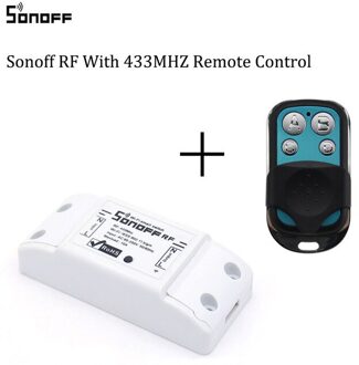 1 Pcs Sonoff Wifi Schakelaar Module, Draadloze Afstandsbediening 433 mhz Smart Home Schakelaar, smart Home Wifi Automatisering Module 90 V-250 V 10A sonoff rf en 433mzh