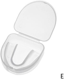 1 Pcs Sport Tanden Beschermen Mond Guard Gebitsbeschermer Tanden Cap Beschermen Boksen Basketbal Tanden Guard Gum Shield Vijf Kleuren doorzichtig