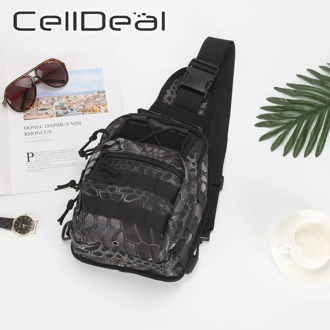 1 Pcs Sports Camouflage Shoulder Bag Big Space Tactical Camping Hunting Daypack Outdoor Military Hiking Trekking Climbing Men