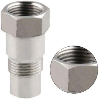 1 pcs Stainless Steel Oxygen Sensor Remove Fault Connector O2 Oxygen Sensor Extension Spacer For Universal Car