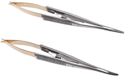 1 Pcs Surgical Dental Orthodontic Implant Castroviejo Needle Holders 14cm CE Tool / Straight / Curved for choose