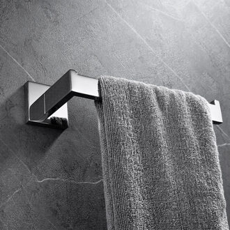 1 pcs SUS 304 Roestvrij Staal Enkele Handdoek Bar Wall Mounted Handdoek Ring Handdoekenrek Houder Badkamer Accessoires