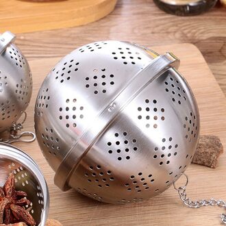 1 Pcs Thee Zetgroep Bal Mesh Losse Leaf Zeef Rvs Afvoer Thee Filter Kruiden Bal Thuis Kicthen Levert