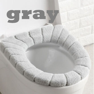 1 Pcs Toilet Seat Cover Zachte Comfortabele Wasbare Pompoen Patroon Winter Warm Closestool Mat Commode Seat Deksel Pad Badkamer Decor