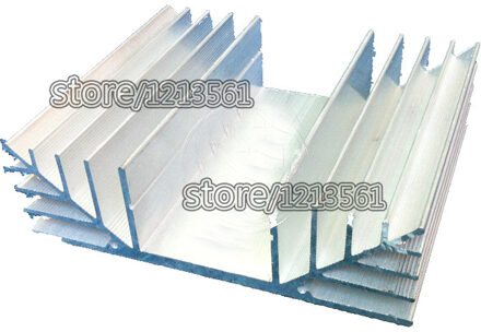 1 Pcs Transistor Koellichaam/Aluminium/Brug Gelijkrichter Vinnen 100*115.8*32.8 Mm Brug Gelijkrichter Vinnen gewijd