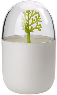 1 Pcs Transparante Deksel Plant/Dier Tandenstoker Opslag Containers Wattenstaafje Wattenstaafje Tandenstoker Opbergdoos Thuis Tank 2