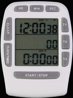 1 Pcs Triple Timer Klok Keuken Koken 3-Lijn Alarm Lcd Digital Count Down Sales KT001 Multi-functie