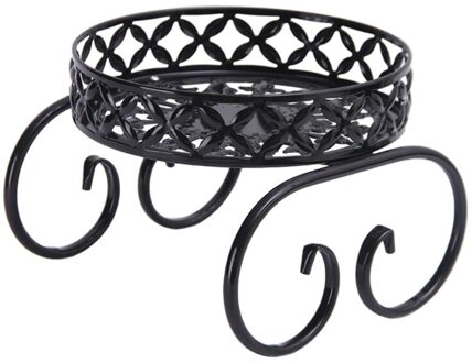 1 Pcs Tuin Opknoping Plant Iron Rekken Balkon Ronde Bloempot Reling Hek Houder Voor Huisdecoratie 02