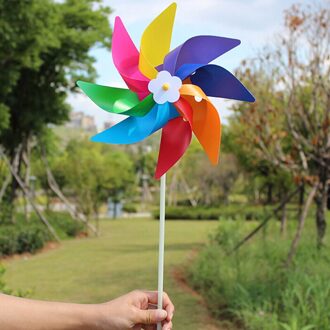 1 Pcs Tuin Yard Party Camping Windmolen Wind Spinner Ornament Decoratie Kinderen Speelgoed