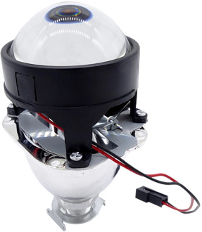 1 Pcs Universal 2.5 inch Bi xenon HID mini Projector Lens Silver Shroud H1 Xenon LED Bulb H4 H7 Motorcycle Car Headlight