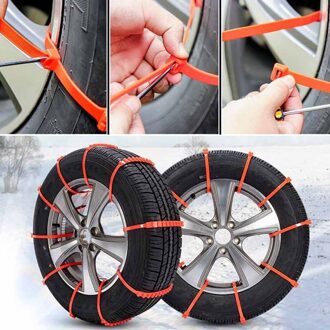 1 Pcs Universele Auto Sneeuwketting Winter Auto Wiel Anti Skid Riem Outdoor Accessoires