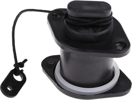 1 Pcs Universele PVC Scupper Plug Aftapkraan Cap Boot Accessoires voor Kajak Opblaasbare Rubberboot Boot Gear 24mm/ 36mm Zwart Wit