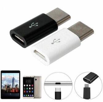 1 Pcs Usb Android Adapter Converter Mini Micro Adapter Usb Female Naar Usb Type C Micro Conversie Hoofd Adapter V8 naar Usb 3.1 Micro adapter 2