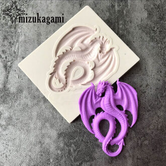 1 pcs UV Hars Vloeibare Siliconen Mal Animal Monsters Draak Hars Mallen Voor DIY Hanger Charms Maken Sieraden Vinden Accessoires