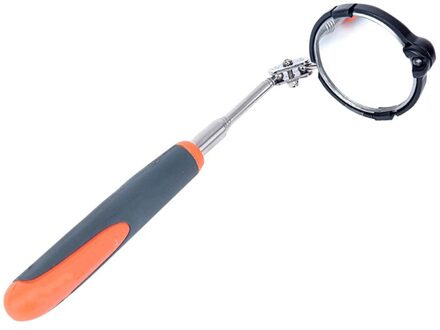 1 Pcs Verstelbare Reparatie Voertuig Chassis Telescopische Inspectie Spiegel Met Led Licht 55 Mm