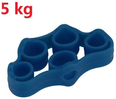 1 Pcs Vinger Gripper Sterkte Trainer Outdoor Slanke Fitness Tool Weerstand Band Hand Grip Pols Flexibele Oefening Accessoires Blauw