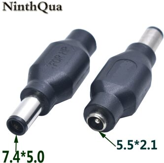 1 Pcs Voor Hp 5.5X2.1 Mm Vrouw Naar 7.4X5.0 Mm Male Dc Power Connector Adapter Converter 5.5*2.1 7.4*5.0 Mm