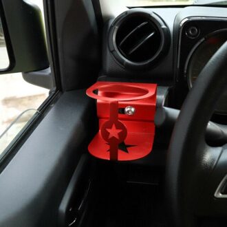 1 Pcs Water Bekerhouder Accessoires Aluminium Beugel Pro rood