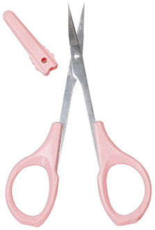 1 Pcs Wenkbrauw Trimmer Rvs Professionele Wenkbrauw Scheerapparaat Wenkbrauw Neus Haar Schaar Wimpers Extension Make