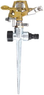 1 Pcs Zinklegering Grond Plug Sprinkler Gazon Irrigatie Watering Sprinkler