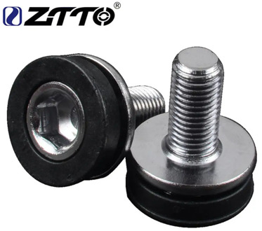 1 PCS ZTTO Bicycle Axle Screw Mountain Bike Square Hole Shaft Screw Fixed Screw for Dental Disc and Crank