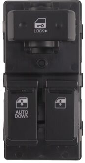 1 Pcs Zwarte Auto Schakelaar Ruitbediening Linksvoor Automobiel Elektrische Deur Schakelaar, Voor Hyundai Kia 93571-4H110