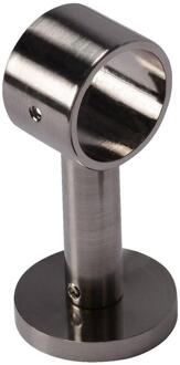 1 Plafondsteun 5cm Ø28mm - Rvs - Metaal - Zilverkleurig