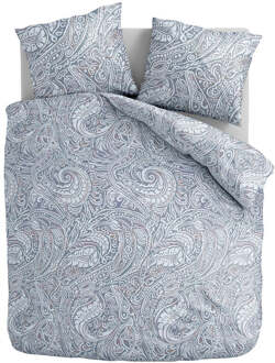 1+1 Gratis Dekbedovertrek Paisley Mosaic - Tweepersoons (200x200 Cm) - Grijs Microvezel - Luxe - Zydante - Dekbed-Discounter.nl