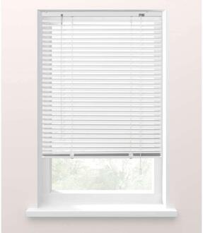 1+1 Gratis Leen Bakker - Fenstr Jaloezie 25 Mm - 80x130 Cm - Aluminium - Wit