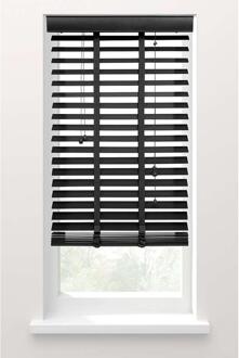1+1 Gratis Leen Bakker - Fenstr Jaloezie 50 Mm - 160x220 Cm - Hout - Zwart