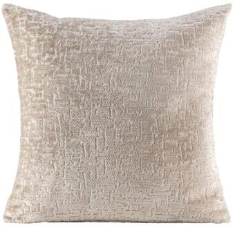 1+1 Gratis Leen Bakker - Sierkussen Adam - Zand - 45x45 Cm - Polyester - Beige - 10x45x45 Cm