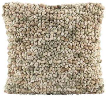 1+1 Gratis Leen Bakker - Sierkussen Espen - 45x45 Cm - Polyester/Katoen - Groen - 10x45x45 Cm