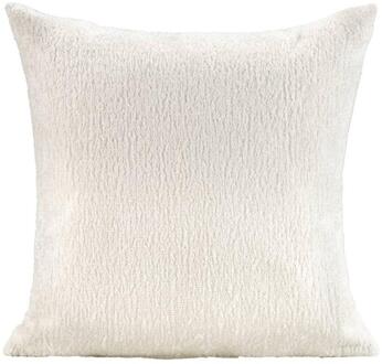 1+1 Gratis Leen Bakker - Sierkussen Haydn - Off-white - 45x45 Cm - Polyester - Wit - 15x45x45 Cm