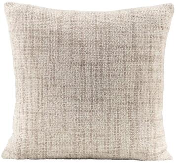 1+1 Gratis Leen Bakker - Sierkussen Marlijn - 45x45 Cm - Polyester - Crème