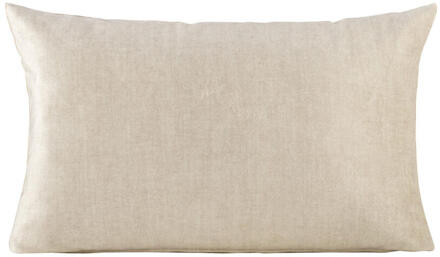 1+1 Gratis Leen Bakker - Sierkussen Micha - 30x50 Cm - Polyester - Beige