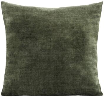 1+1 Gratis Leen Bakker - Sierkussen Micha - 45x45 Cm - Polyester - Groen