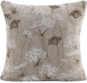 1+1 Gratis Leen Bakker - Sierkussen Moise - 45x45 Cm - Polyester - Beige